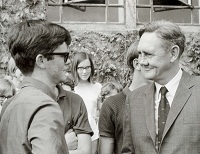 John Cary meeting Australian Prime Minister John Gorton