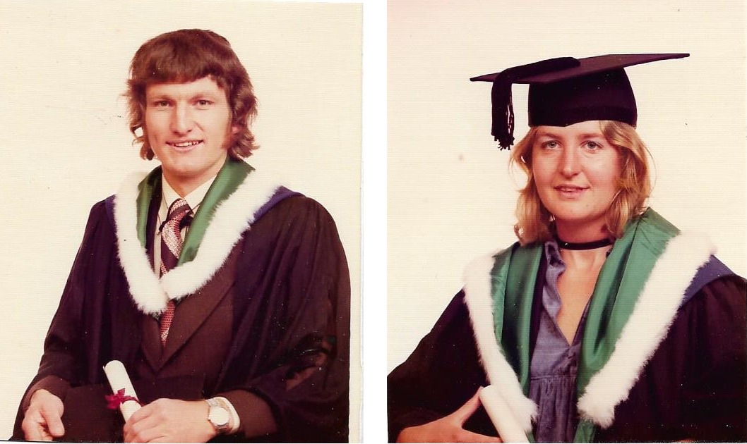 Helen and Harry graduation photos
