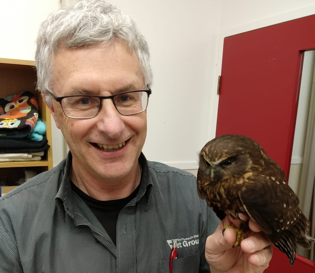 Robert Mills with Owl